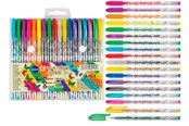Schrijf- en tekengerei - CENTRUM Gel Penne. 18 stk. Neon/Metallic/Glitter - 89530