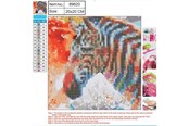 Hobby artikelen - CENTRUM Diamond Painting 20*20cm. Zebra - 89620