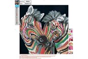 Hobby artikelen - CENTRUM Diamond Painting 30*30cm. ZEBRAER - 89626