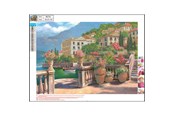 Hobby artikelen - CENTRUM Diamond Painting 30*40cm. Lake bank with houses - 89754