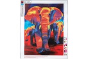 Hobby artikelen - CENTRUM Diamond Painting 40*50cm. ELEPHANTS - 89761