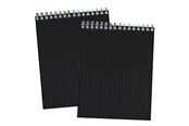 Papier, fotopapier en etiketten - BRIGHTOFFICE College block A6. LIN. BLACK PP 100 sheets - 97354