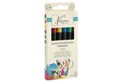 Hobby artikelen - Creative Craft Group Tusser til porcelæn og glas 6 stk - AR0138/GE
