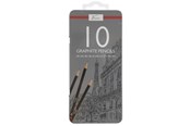 Hobby artikelen - Creative Craft Group Drawing pencils 6B-4H 10 pcs in metal box - AR0209/GE
