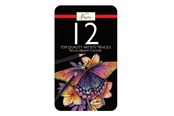 Schrijf- en tekengerei - Creative Craft Group Colored pencils 12 pcs. in metal box - AR0231/GE