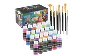 Hobby artikelen - Creative Craft Group Acrylic paint. 24 * 59ml + 12 brushes - AR0765/GE