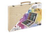 Hobby artikelen - Creative Craft Group Art set 79 pieces in wooden case - AR0973/GE