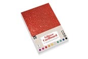 Hobby artikelen - Creative Craft Group Cardboard A4 Glitter 200g 10 sheets ass. - CR0042/GE