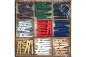 Hobby artikelen - Creative Craft Group Clothes peg mini 54 pcs. ass. - CR8035/GE