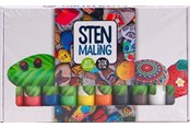 Hobby artikelen - Hobby Mate Stone paint 10*30ml METALLIC colors - HOBBY1398