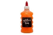 Hobby artikelen - Hobby Mate Glitter Glue Pastel ORANGE 177 ml - LIM08