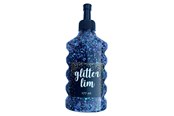 Hobby artikelen - Hobby Mate Glitter glue coarse glitter Black w. Blue - Lim65
