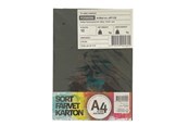 Papier, fotopapier en etiketten - Hobby Mate Cardboard A4 220g. 10 sheets BLACK - OFF1128