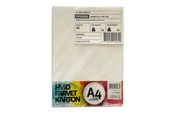 Papier, fotopapier en etiketten - Hobby Mate Cardboard A4 220g. 10 sheets WHITE - OFF1130