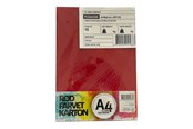 Papier, fotopapier en etiketten - Hobby Mate Cardboard A4 220g. 10 sheets RED - OFF1132