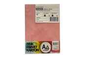 Papier, fotopapier en etiketten - Hobby Mate Cardboard A4 220g. 10 sheets PINK - OFF1134