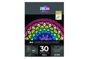 Hobby artikelen - Zieler Black paper pad A4 30 sheets140g - Z09299337