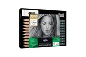 Hobby artikelen - Zieler drawing pencils set with 10 hardnesses - Z09299368