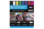Hobby artikelen - Zieler 8 Acrylic Paint Markers Main products - Z09299560