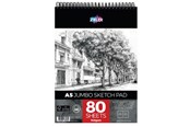 Hobby artikelen - Zieler Sketchbook JUMBO SPIRAL A5 140g. - Z09608108