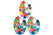 Speelgoed - Creative Craft Group Coloring tray palette with 12 colors and brush - 100019