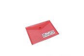 Insteekhoezen, Offertemappen & Tabbladen - SPREE Envelope C5 plastic.12 pcs. clear. RED - 76175
