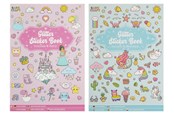 Papier, fotopapier en etiketten - Creative Craft Group Stickerbook Glitter A5 2 ass. - 100006