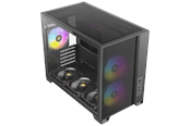 Case - Antec FLUX M - Case - Minitower - Zwart - 0-761345-10253-7