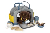 Doen-alsof spelen - Small Foot Dog with Carry Bag and Care Set - 12600