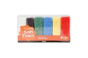 Hobby artikelen - Creativ Company - Soft Foam Clay Standard Colors 6x10gr. - 78058