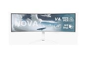 Scherm - 49" Arozzi Nova 49” Curved computer monitor - AZ-NO-49TUW165-WT