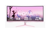 Scherm - 34" Arozzi Nova 34″ Curved computer monitor - AZ-NO-34T2K165-PNK