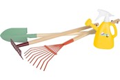 Buiten spelen - Small Foot - Garden Tool Set with Watering Can "Tiny Garden" 4pcs. - 12663