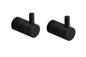 Badkamer accessoires - Pressalit towel hook pin matte black - Q40150