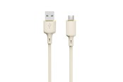 USB-kabel - Dudao L7SM USB-A - micro USB cable 5A 1m - beige - 6976625331031