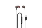 Headphones/Headsets - Dudao X1PROT In-Ear Wired USB-C Headphones 1.2m - Black - 6973687247362