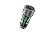 Mobiel - Adapters & Opladers - Dudao R4T 25W USB-A / USB-C Car Charger - Gray - 6976625332687