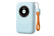 Powerbank - Dudao Powerbank K21 Mini 10000mAh 22.5W USB-A / USB-C - blue Powerbank - Blauw - 10000 mAh - 6976625333424