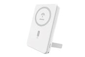Powerbank - Dudao Powerbank K14S+ 10000mAh 20W USB-A / USB-C / MagSafe with stand - white Powerbank - Wit - 10000 mAh - 6976625333097