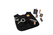 Doen-alsof spelen - Dantoy Police set wood in giftbox 8 pcs - 5714