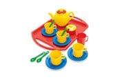 Speelkeuken en apparatuur - Dantoy Tea set on tray in net 18 pcs - 4335