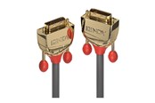 Beelscherm- en tv-kabel - Lindy Gold - DVI cable - DVI-D to DVI-D - 50 cm - 36200