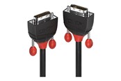 Beelscherm- en tv-kabel - Lindy Black Line - DVI cable - DVI-D to DVI-D - 1 m - 36251