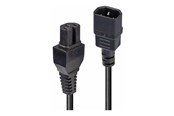 Voedingskabel (extern) - Lindy Hot Condition Type - power extension cable - IEC 60320 C14 to IEC 60320 C15 - 2 m - 30314