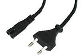 Voedingskabel (extern) - Lindy Euro to C7 Mains Cable - 2m - 30421