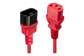 Voedingskabel (extern) - Lindy - power extension cable - power IEC 60320 C13 to IEC 60320 C14 - 50 cm - 30476