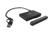 Harde schijf accessoires - Lindy - HDD / SSD docking station - SATA 6Gb/s / PCIe 3.0 x2 (NVMe) - USB-C 3.2 (Gen 2) - 43359