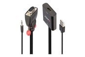 Beelscherm- en tv-kabel - Lindy adapter - HDMI / VGA - 60 cm - 38284