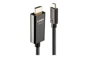 Beelscherm- en tv-kabel - Lindy adapter cable - HDMI / USB - 10 m - 43317