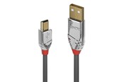 USB-kabel - Lindy Cromo Line USB 2.0 Type A to Mini-B Cable - 3m - 36633
